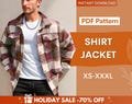 Men Jacket Pattern, Shirt Jacket Sewing Pattern for Men, Men Sewing Pattern, Shirt Pattern Men, Men Pattern, Sewing Pattern Jacket Shirt Men