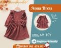 Dress Sewing Pattern for Kids, Dress Pattern, Kids Pattern, Easy PDF Pattern, Beginner Pattern, Sewing Pattern Toddlers, Baby Sewing Pattern