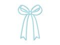 Classic side seam Bow Applique machine embroidery designs floral thin narrow ribbon Girly Bow  from 4 to 8 inch  sweatshirt heirloom design