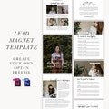 Lead Magnet Template for Photographers - Social Media Marketing - Opt-In Freebie - Email List - Newsletter - Marketing Kit