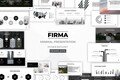FIRMA Minimal Powerpoint Template, Marketing Slide Deck, Pitch Deck Presentation, Webinar Presentation, Modern Powerpoint, Project Plan PPTX