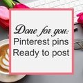 Pinterest Pins done for you. Not templates--ready to post, no Canva time required. Two week bundle (20) + Free Printable Viral Pin Checklist