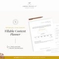 Content Planner | Content Ideas | Marketing Plan | Marketing Planner | Social Media Planner | Podcast Planner | Content Calendar