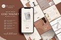 Canva template Lead magnet Social Media Pack. Instagram template. Facebook cover. Pinterest template. Instagram Coach. Social media bundle