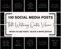 Teeth Whitening Instagram Post, Minimalist Social Media Post, Cosmetic Teeth Whitening Quote, Business Marketing Content, Black White Brand
