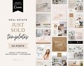 20 Just Sold Realtor Instagram Posts | Real Estate Agent Templates | Real Estate Marketing | Canva Instagram Posts | Realtor Social Media