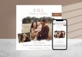 Fall Mini Session Template, Autumn mini session, Instagram post & story, Photography Mini Session, Photograper marketing, PHOTOSHOP TEMPLATE