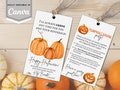 Pumpkin Carving Contest Halloween Fall Pop By Tag for Realtors and Real Estate Agents