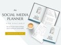 Social Media Planner, Social Media Strategy, Social Media Workbook, Pinterest Planner, Instagram Planner | INSTANT DOWNLOAD!