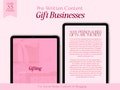 Pre-Written Content For Gift Businesses | Content ideas for gifting, social media content plan, done for you content, Instagram content