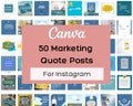 Marketing Instagram Post templates. Marketing and Social Media Instagram Post Template. Marketing Quote Post Template. Done for you Posts