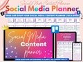 Social Media Content Planner Trello Template | Instagram Planner | Pinterest Planner | Blogger Planner | TikTok Planner| Facebook Marketing