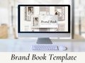 22 Page Neutral Brand Book Template, Brand Guideline Canva Template ebook, Brand Proposal Template, Brand Strategy e-book