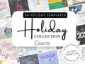 2023 Holiday Real Estate Social Media Marketing Templates Canva Template Realtor Marketing