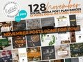 Real Estate November Social Media Post, Real Estate Marketing, Facebook Post for November, Canva, Fall Instagram, Real Estate Template