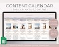 Social Media Content Calendar Google Sheets, Digital Content Planner Spreadsheet, Social Media Planner Template, Monthly Content Spreadsheet