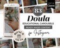 Doula Instagram Carousel Templates: 83 Educational Posts (Canva)