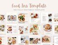 Food Instagram Template | Instagram Post Stories | Food Cooking Recipe Healthy Eating | Canva Template| Dietician Social Media Marketing