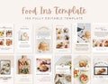 Food Instagram Template | Instagram Post Stories | Food Cooking Recipe Health | Canva Template| Dietician Wellness Social Media Marketing