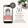 Instagram Stories for course creators coaches Editable Instagram Stories Instagram Story Templates IG Followers Entrepreneur Social Media