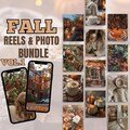 Cozy Fall Faceless Reels MRR PLR, Autumn Themed Videos for Digital Marketing, Fall Photos for Instagram Stories and Posts
