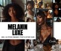 300 Melanin Luxe Aesthetic Stock Images | PLR MRR Faceless Marketing | Social Media, Instagram Branding, Digital Products, Digital Marketing
