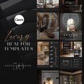 50 Real Estate Instagram Post Templates for Canva | Luxury Realtor Templates | Instagram Canva Template | Social Media Templates