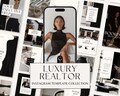 260 Modern Realtor Instagram Marketing Templates | Luxury Real Estate Instagram Bundle | Realtor Social Media Post | Realtor Templates Canva