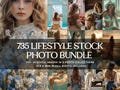 Stock Photo Bundle MRR PLR Master Resell Rights Lifestyle Photo Collection AI Images Faceless Marketing Social Media Photos Website Pictures
