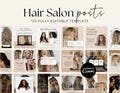 Hair stylist Instagram Post Template | Hair Beauty Salon Social Media | Hair care Business Wig Instagram Template