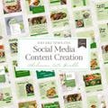 Food Content Creator Instagram Templates ? Engagement Boosting Editable Bundle | Instant Download