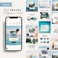 Travel Instagram Post Templates | Travel Agent Social Media Posts