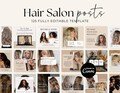 Hair stylist Instagram Post Template | Hair Beauty Salon Social Media | Hair care Business Wig Instagram Template