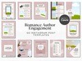 Romance Author Instagram Template Author Engagement Social Media Marketing Writer Instagram Book Promo Bookstagram Canva Indie Author