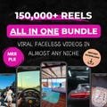 150k+ Viral Faceless Reels Bundle | Aesthetic Videos, Travel Clips, Luxury Rich Lifestyle, DFY Social Media Posts, Instagram & TikTok Growth