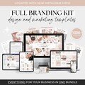 1000 Branding Package Templates, DIY Branding Kit, Social Media Branding Bundle, Branding Logo Kit, Instagram Bundle, Business Marketing