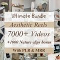7000+ Aesthetic Reels Bundle, MRR & PLR Resell, Affiliate Marketing, Social Media, DFY Instagram, Faceless Content, Mrr Canva Template