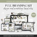 1000 Branding Kit Templates Branding Package Templates Social Media Bundle Brand Kit Instagram Bundle Business Marketing Templates Bundle