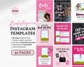 Bookstagram Canva Templates Pink Editable Bookish Templates Viral Book Review Instagram Posts Bookish IG Post Booksta Social Media BookTok