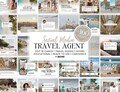 Travel Agent Social Media Template Bundle, Travel Agent Social Media, Travel Blogger Content, Travel Agency Marketing, Instagram Post, Canva