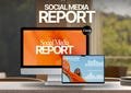 Canva Social Media Report Template | Metrics Report for Instagram, Facebook, and TikTok | for Social Media Managers and Entrepreneurs