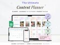 Content Planner Social Media Calendar Spreadsheet Monthly Content Tracker Social Media Posting Plan Instagram TikTok Google Sheets Template