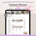 Notion Social Media Content Planner Template: All-in-One Marketing Dashboard for Content Creators (Digital Download)