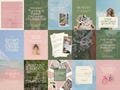 Pastel Green Instagram Post Templates: Social Media Storytelling Canva Kit