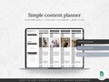 Social Media Content Planner: Automated Google Sheets Template (Digital Download)