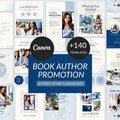 Book Author Instagram Templates | Book Launch and Promotion Canva Bundle | Editable Instagram Posts for Writers | Social Media for Authors.