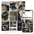 Pinterest-Inspired Instagram Templates, Social Media, Canva Bundle (Digital Download)