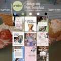 50 Instagram Post Templates - Content Creator Canva Templates - Storytelling Posts - UGC, Creator Monetization - Social Media Kit