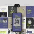 Digital Marketer Instagram Post Template for Marketing Agency, Social Media Manager Content Pack, Modern Bold Typo Social Kit for Coaching