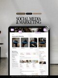 Notion Social Media Planner Template, Content Marketing Dashboard